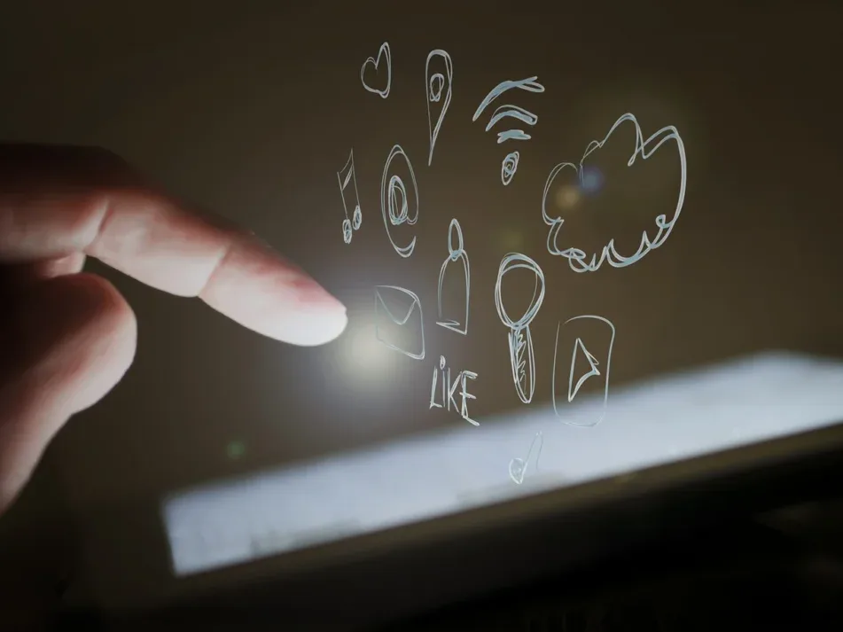 Mobile Phone Social Media Apps