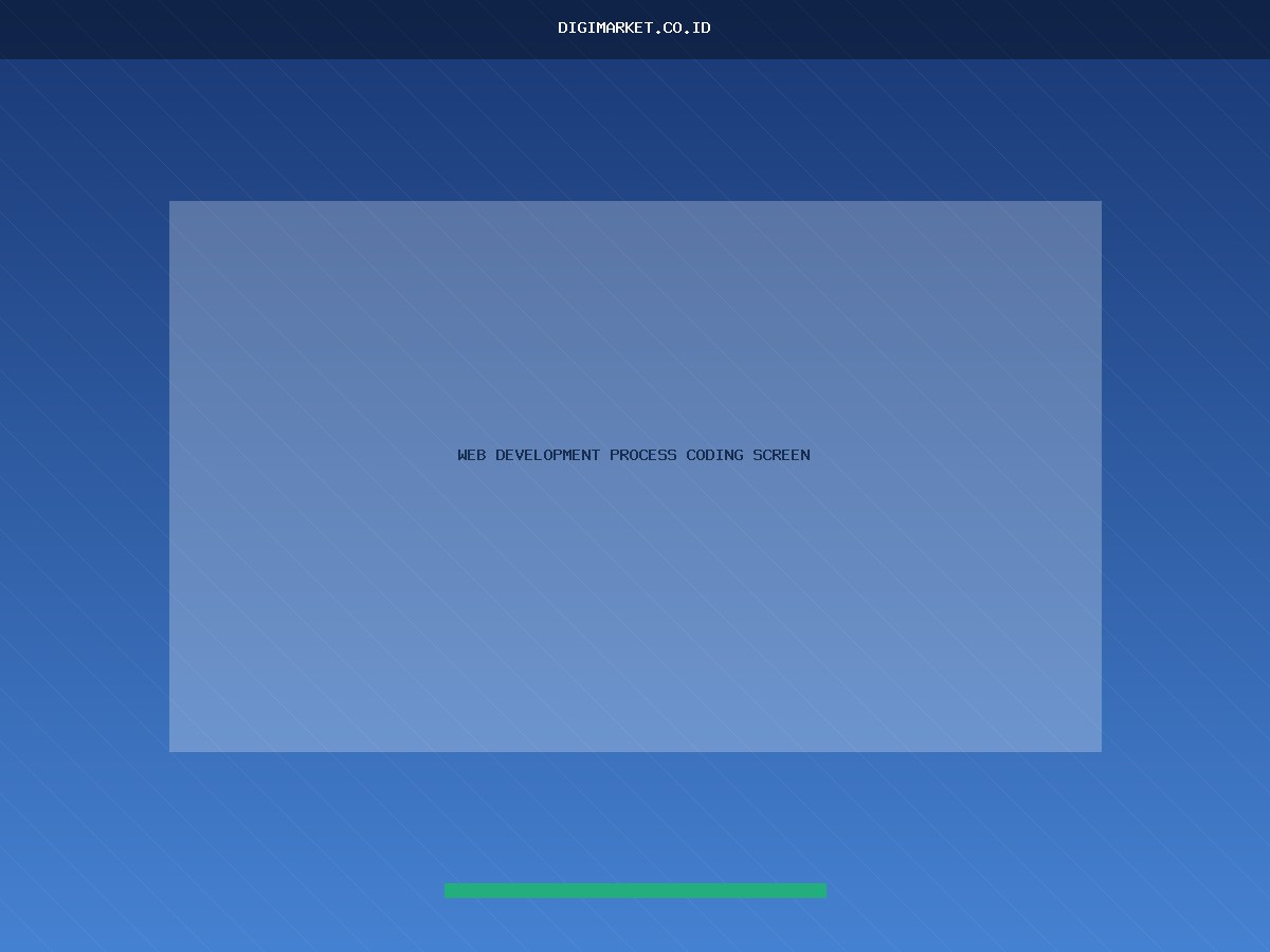 Web Development Process Coding Screen