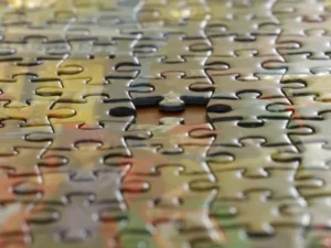 Marketing Strategy Puzzle Pieces
